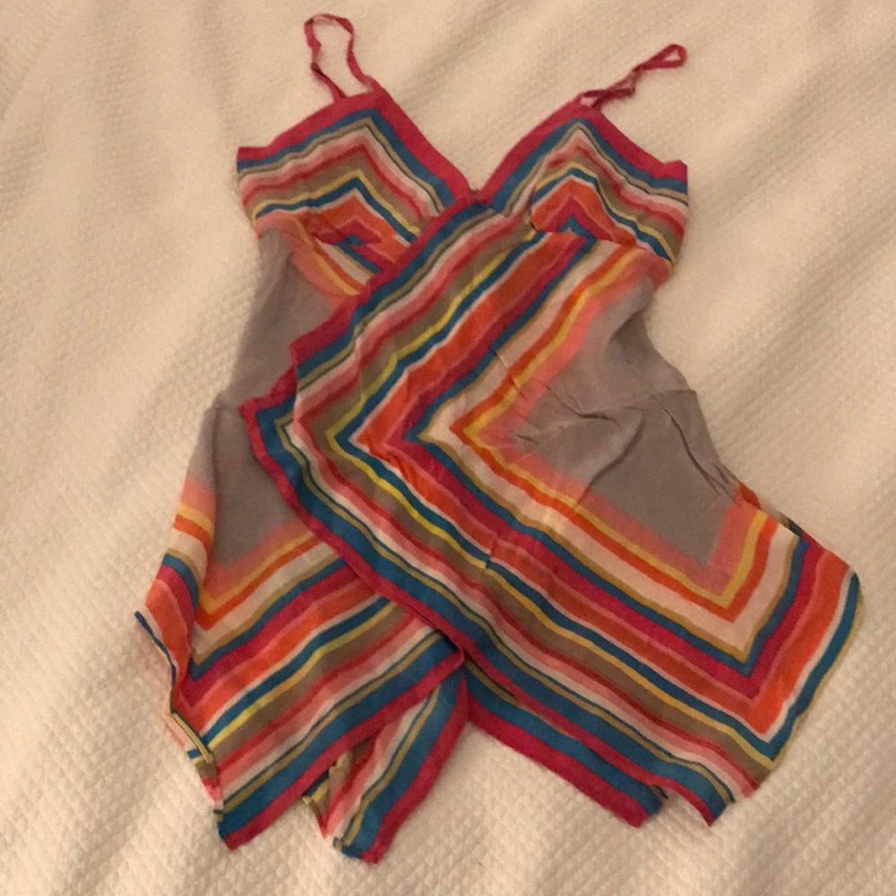NWOT Color block top